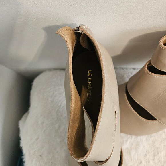 NWOT bottines ouvertes à talon Le Chateau - Picture 3 of 5